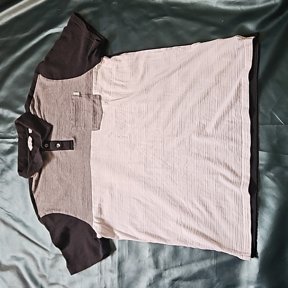 Calvin Klein Polo Colorblock Shirt Size Medium - Picture 6 of 10